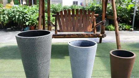 Tall Square Plastic Flower Pot (KD4901-KD4909)