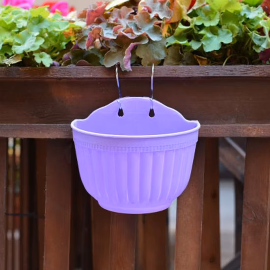 Plastic Hanging Flowerpot Home Garden Decoration Flowerpot Resin Water Storage Basket Bl20668