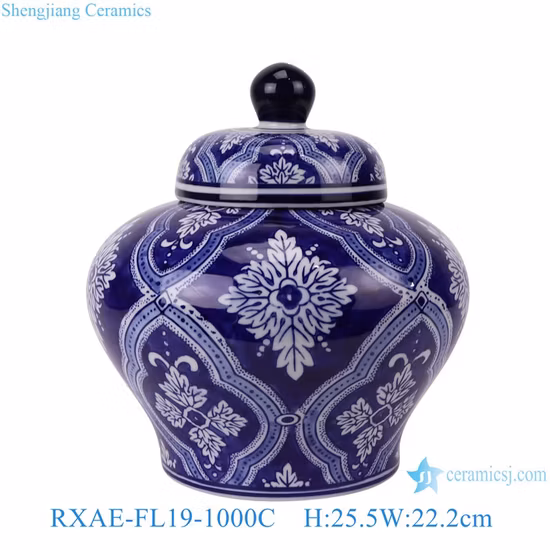 Maceta de cerámica con diseño vertical de estilo nórdico con patas de madera en forma de bola