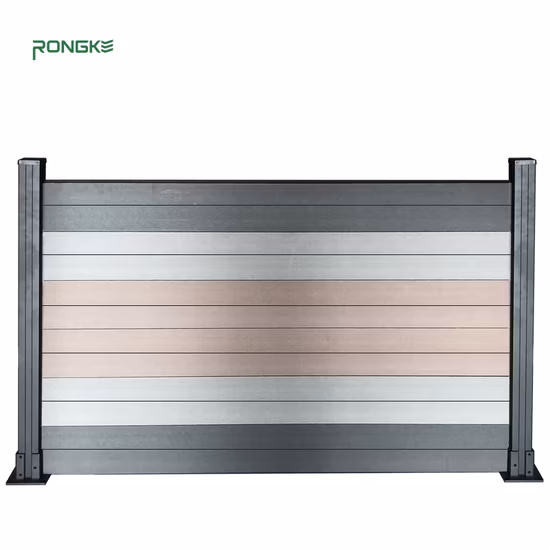 Cercado WPC del jardín de la cerca del panel de WPC del compuesto plástico de madera al aire libre del fabricante de China