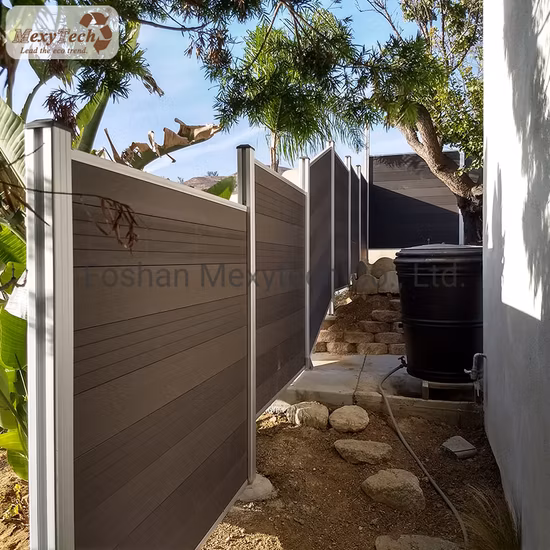 Cerca compuesta plástica de madera al por mayor del tablero del jardín de la cerca de la privacidad WPC